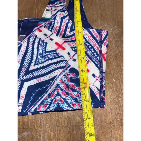 Free People Women's Sports Bra Top Size Small Training Gym NWT Blue - Picture 7 of 8